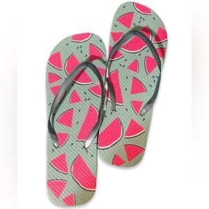 Summer Watermelon Flip Flop Sandals L(9/10) NWT